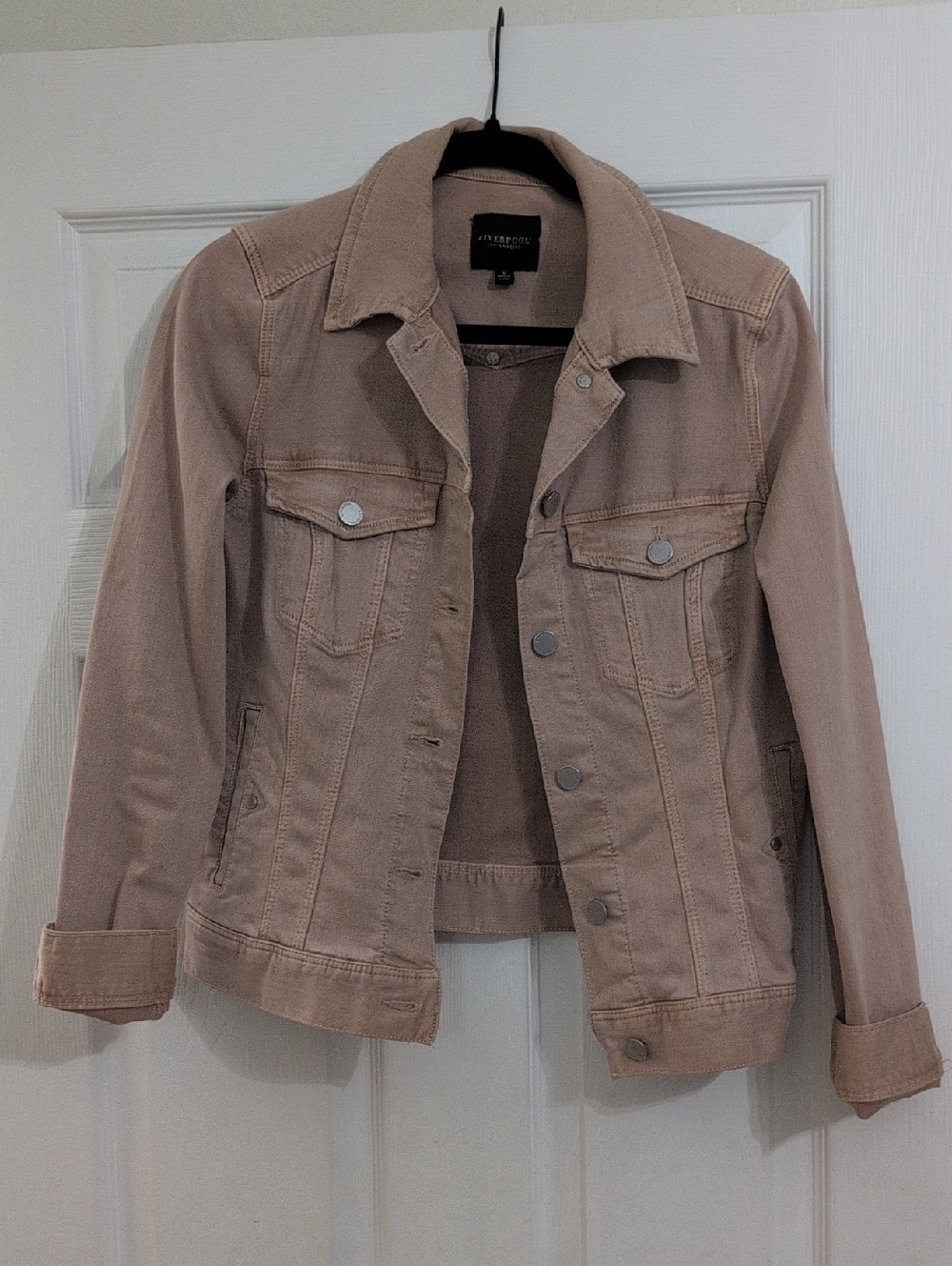 Liverpool Jeans Company Taupe Jean Trucker Jacket